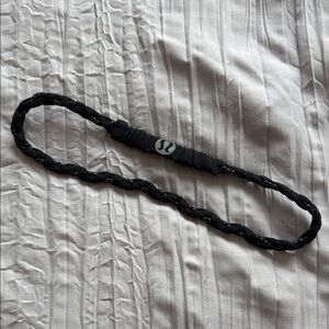 lululemon athletica Black Braided Headband